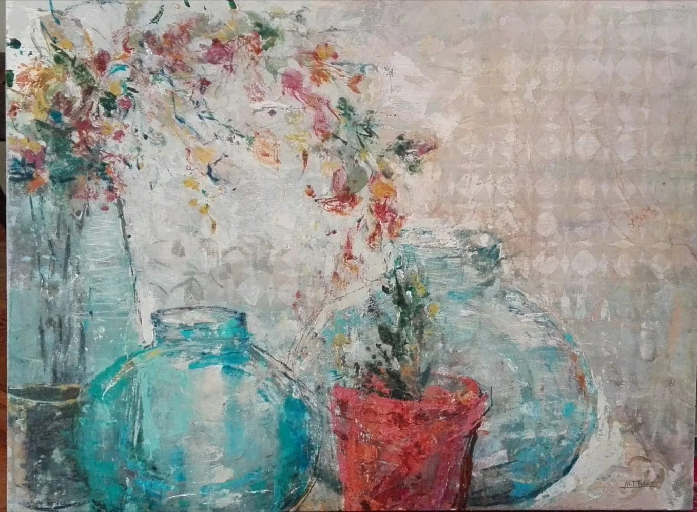 Bodegón, pintura de Marta Pérez-Peñas