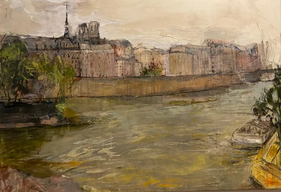 París, pintura de Marta Pérez-Peñas