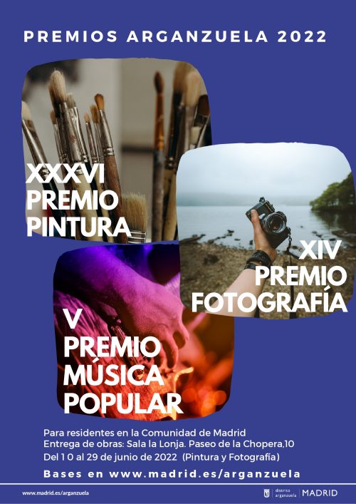 Cartel de XXXVI Certamen de Pintura de Arganzuela