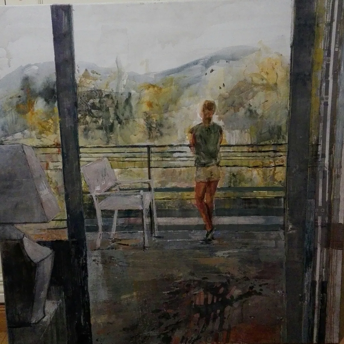 Despedida, pintura de Marta Pérez-Peñas