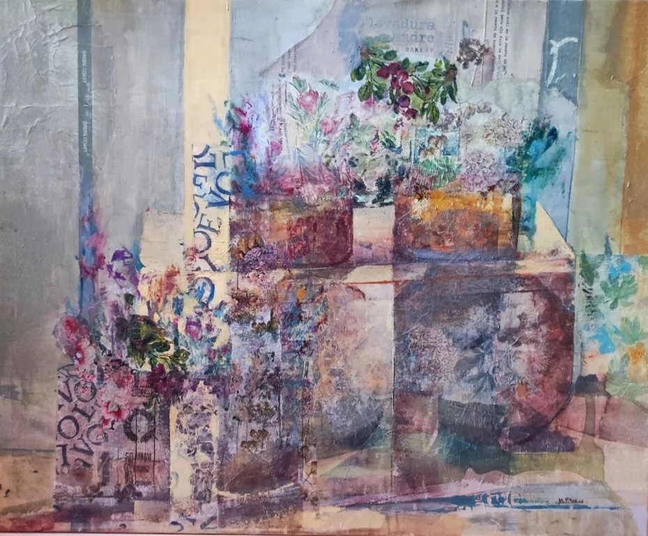Carro otoño, pintura de Marta Pérez-Peñas
