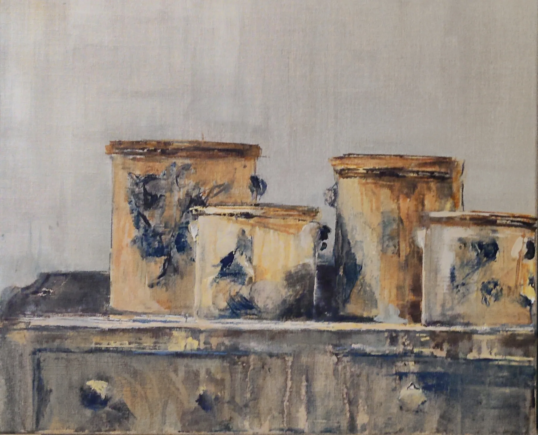 Tarros, pintura de Marta Pérez-Peñas