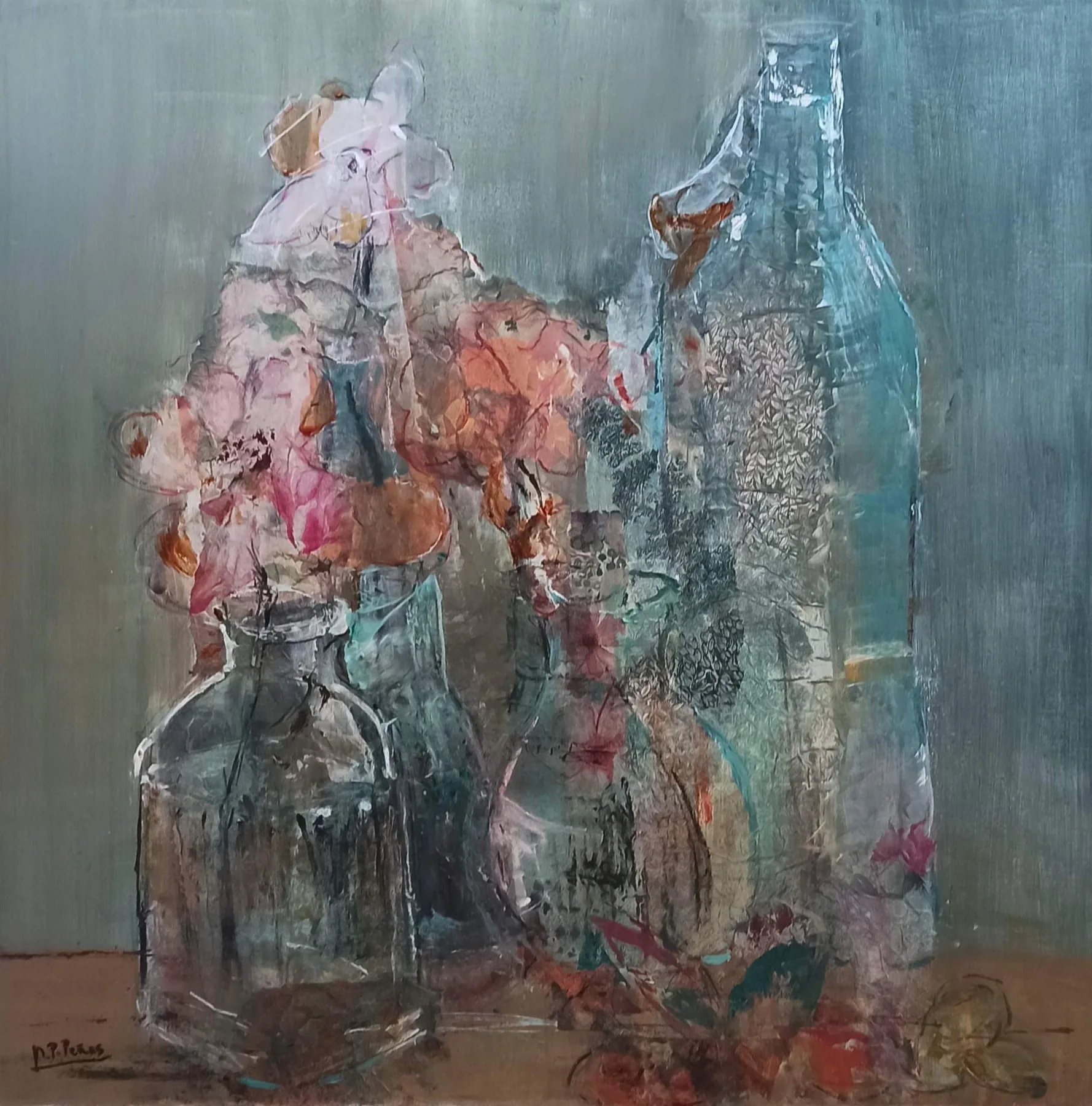 Transparencias, pintura de Marta Pérez-Peñas