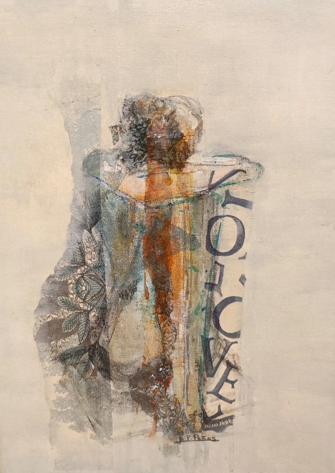 Melancolia. Serie escultorica, pintura de Marta Pérez-Peñas