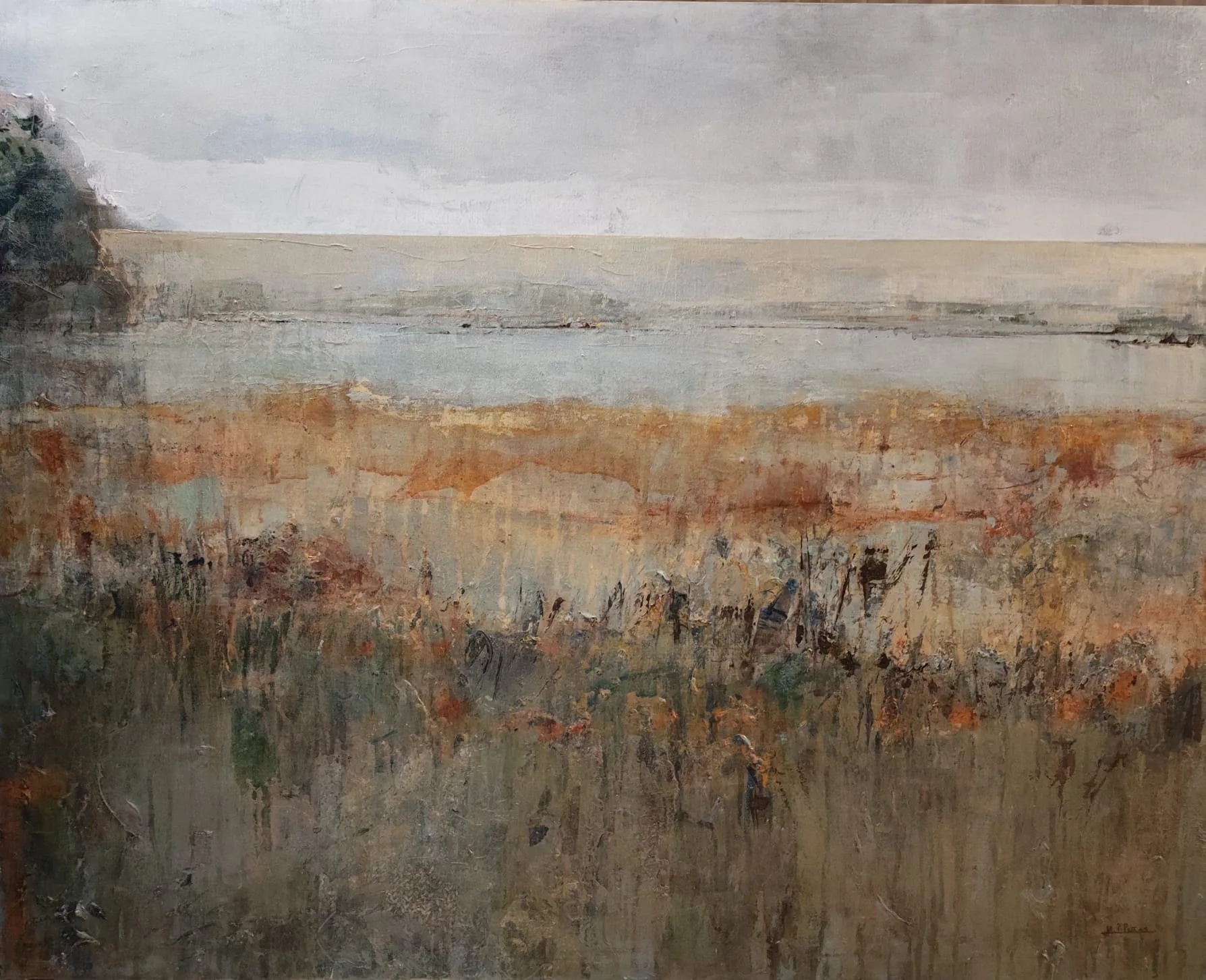 Horizonte, pintura de Marta Pérez-Peñas