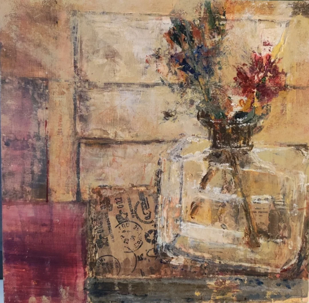 Detalle romántico, pintura de Marta Pérez-Peñas