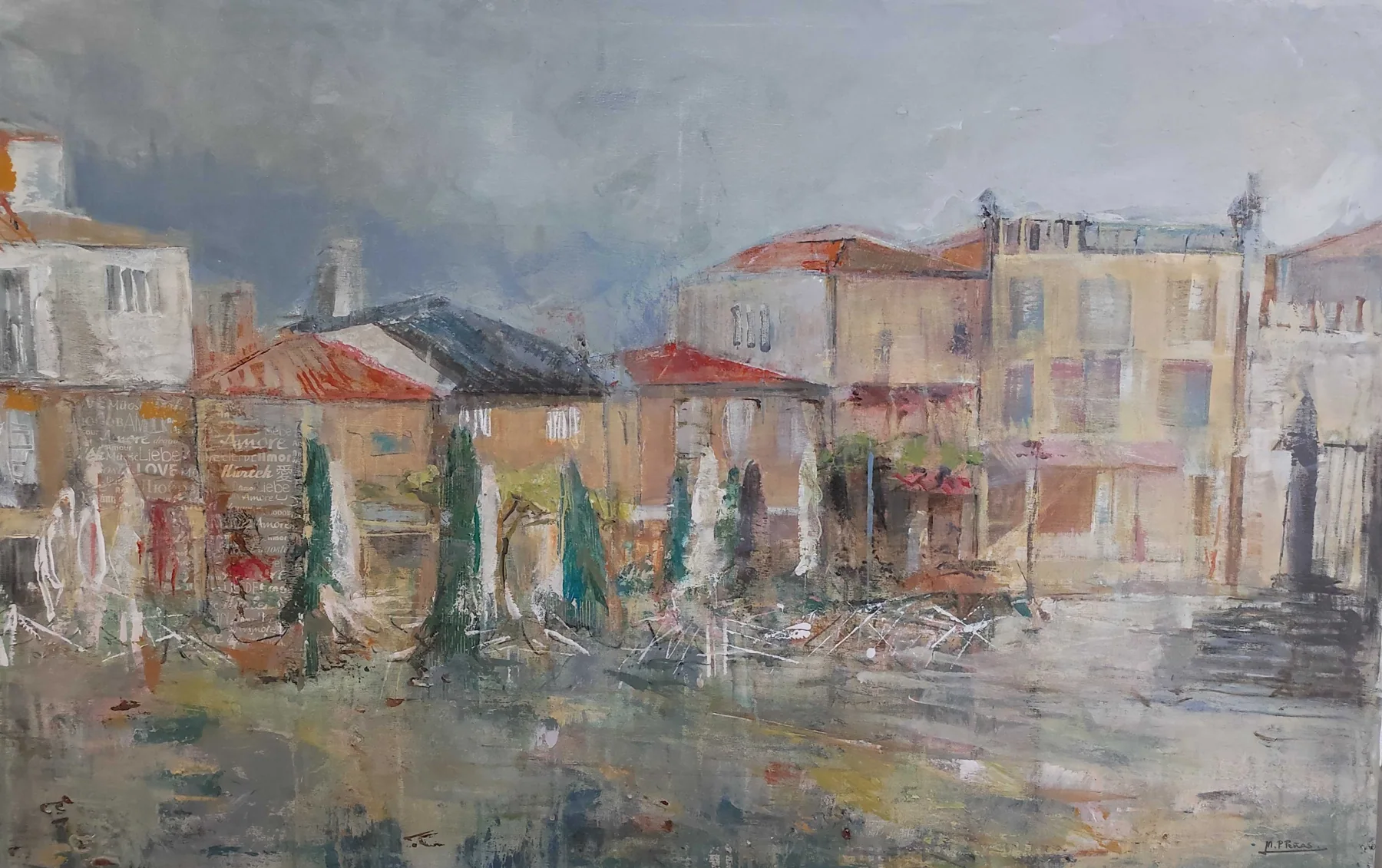 Caminha, pintura de Marta Pérez-Peñas