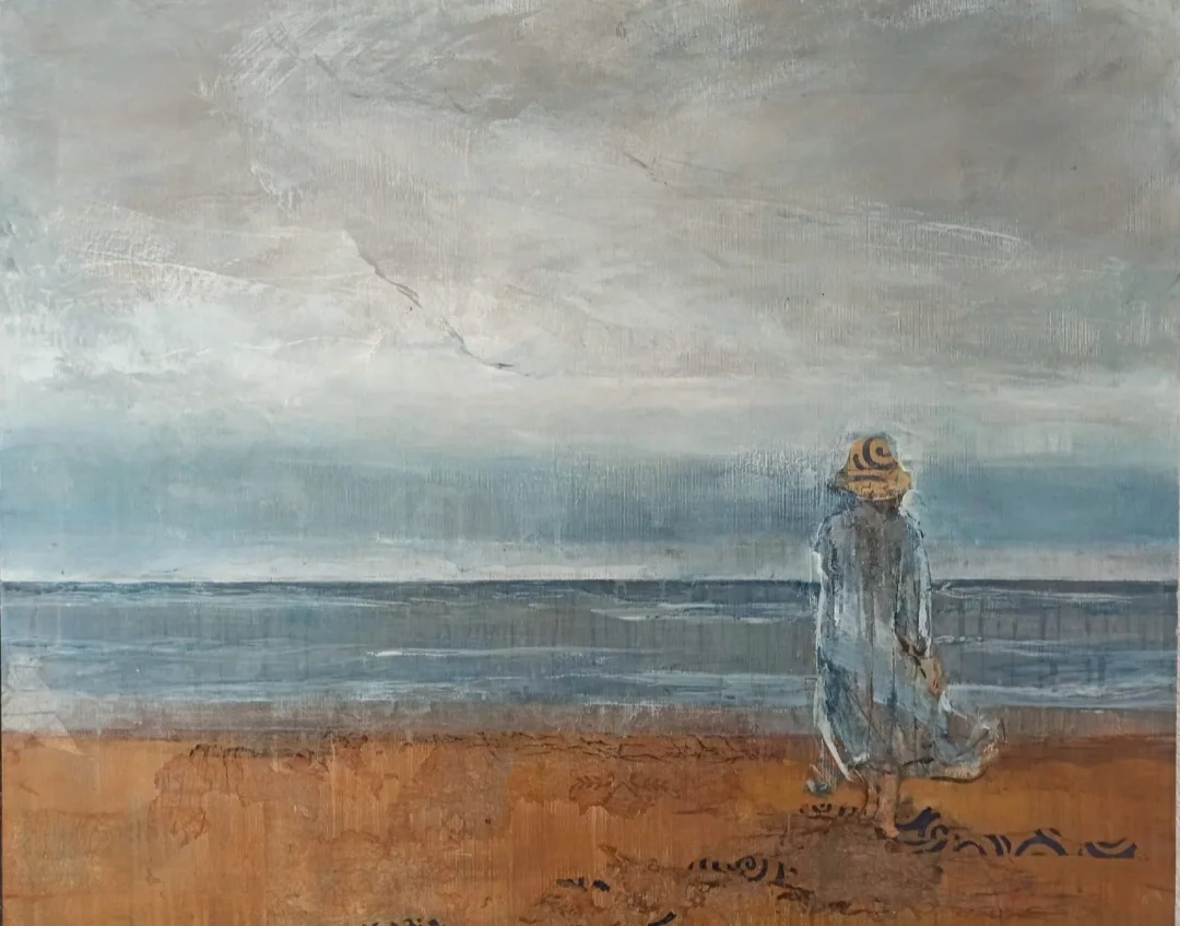 A solas, pintura de Marta Pérez-Peñas
