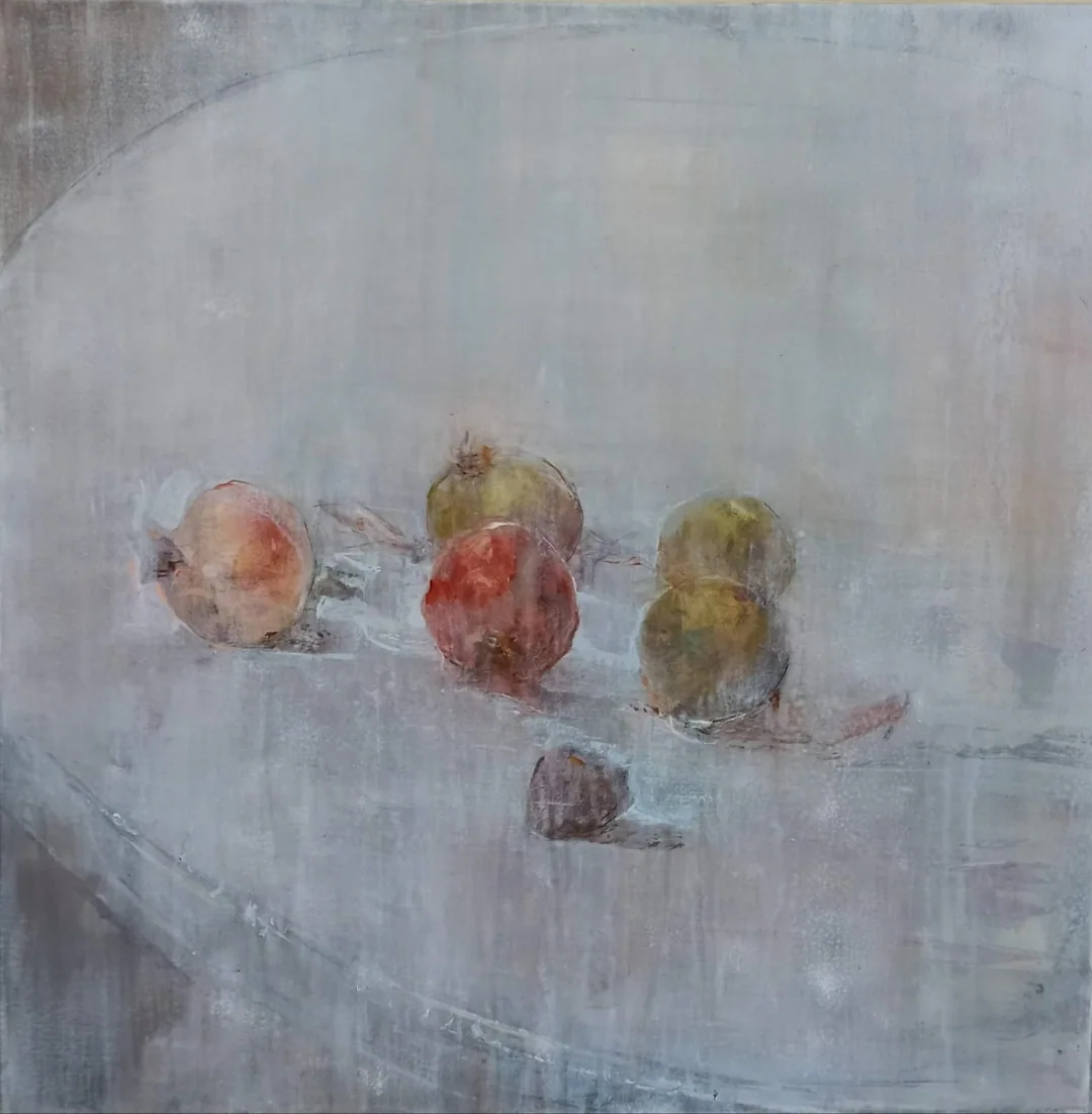 Granadas, pintura de Marta Pérez-Peñas