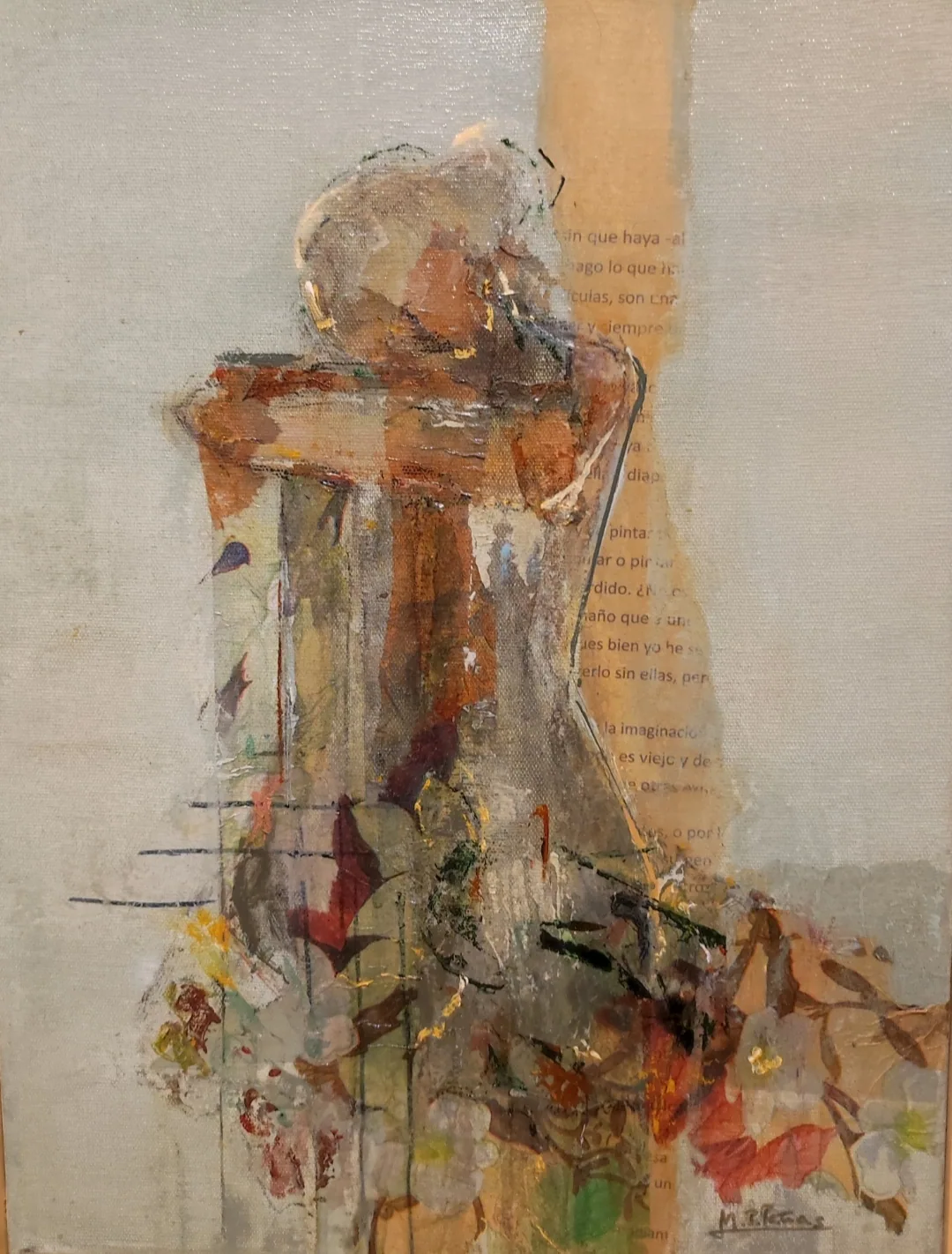 Romanticismo. Serie escultorica, pintura de Marta Pérez-Peñas